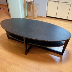 IKEA ローテーブル ブラックの画像