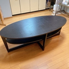 IKEA ローテーブル ブラックの画像