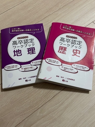 年内まで！高卒認定ワークブック (R) 大阪の就職、資格の中古あげます