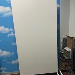 【引取り希望！】大型スタンドミラー キャスター付き ホワイトの画像