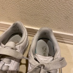 PUMA CALI コートレザー レディース ホワイト プーマ 22.5 スニーカー クリーニングなしの画像