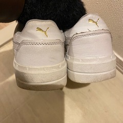 PUMA CALI コートレザー レディース ホワイト プーマ 22.5 スニーカー クリーニングなしの画像