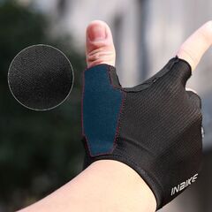 【新品】サイクルグローブ Sサイズ　ハーフフィンガー　指抜き手袋　Inbikeの画像