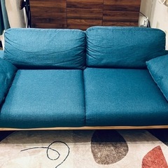 【中古】【VENTOTA】ソファ　ローソファ　2人がけの画像