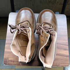 新品 23.5cm レディース ブーツ ブラウン 厚底 シューズ 識別番号:【B013-S】の画像