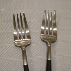 クチポール GOA ブラック シルバー カトラリー 6本セットの画像