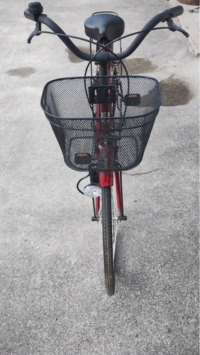 【値下げ】　parsle 24インチ自転車 ママチャリ　レッド