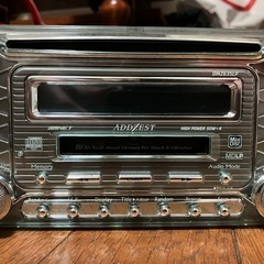 アゼスト ADDZEST DMZ635LP 2DIN CD MDLP AUX 動作確認済 レインボーイルミネーション DSP Z-Enhancerの画像