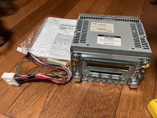 アゼスト ADDZEST DMZ635LP 2DIN CD MDLP AUX 動作確認済 レインボーイルミネーション DSP Z-Enhancer
