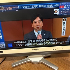 中古品テレビ譲りますの画像