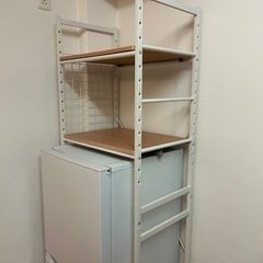 アイリスプラザ冷蔵庫ラック3段の画像
