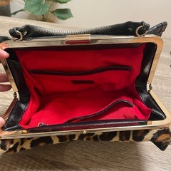 POTIOR ヒョウ柄バッグ　ショルダー付きの画像