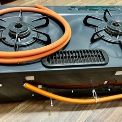 パロマ　グリル付き2口コンロ（LPガス用）の画像