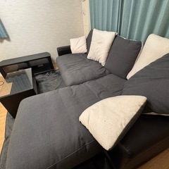 【ソファー】3名掛けL字の画像