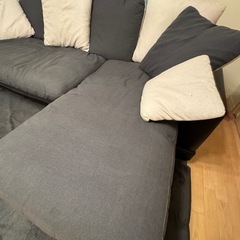 【ソファー】3名掛けL字の画像