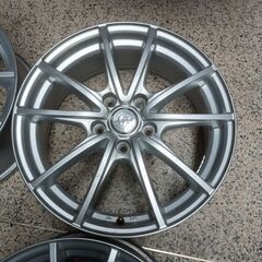 Weds JOKER 17インチ アルミホイール 7J +53 5穴 4本/組み換え作業可/安城市の画像