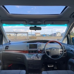 サンルーフ★後期アルミホイール★希少メーカー８型ナビ＆サラウンドシステム★両側電動パワスラ★ステアリモコン★クルコン★Bluetoothの画像