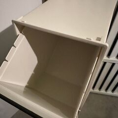 アスベル 縦型 3段 ゴミ箱 分別ワゴンの画像