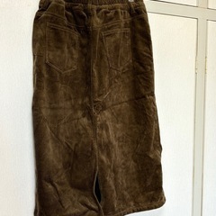 LLカーキコーデュロイタイトの画像