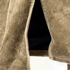 LLカーキコーデュロイタイトの画像