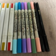 お話し中　カラーペンの画像