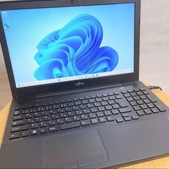 【高速で使いやすい！】2025 12月分② 最新Windows 11 富士通 ノートパソコン 高速PC HDD320GB の画像