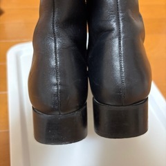 無料！どなたか履ける方に！　黒ブーツ　22.5かSの画像