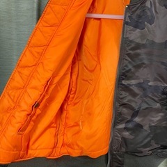 ALPHA INDUSTRIES アルファインダストリーズ カモ柄 MA-1 フライトジャケット ナイロンジャケット 中綿 カーキの画像