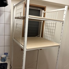 早急　キッチンラック（頑丈そう）　洗濯機ラック　冷蔵庫レンジラックの画像