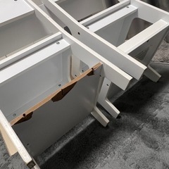 子供用テーブル　ホワイト　3点セット　椅子　黒板　ローテーブルの画像