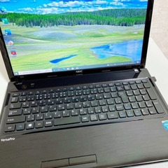 【お手頃価格！】2025 12月分⑦ 最新Windows10NEC★大画面15インチ★ノートパソコン　高性能CPUはじめての副業、ビデオ会議の参加に最適の画像