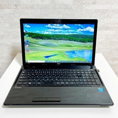 【お手頃価格！】2025 12月分⑦ 最新Windows10NEC★大画面15インチ★ノートパソコン　高性能CPUはじめての副業、ビデオ会議の参加に最適の画像