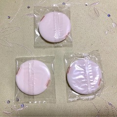 キャンメイク　パウダーパフ　3個セット　未開封　メイク道具の画像