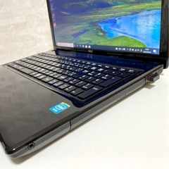 【大画面！大容量！】2025 12月分 ⑧ 人気Windows１０NEC★大画面15インチ★ノートパソコン　はじめての副業、ビデオ会議の参加に最適Core i3に大容量HDD320GBメモリ4GBの画像
