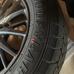スタッドレスタイヤ　4本セット　アルミ付き　195/65R15 91Q GOODYEARの画像