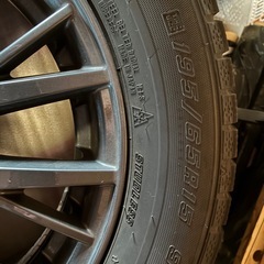 スタッドレスタイヤ　4本セット　アルミ付き　195/65R15 91Q GOODYEARの画像