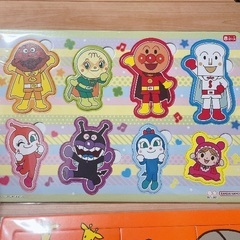 アンパンマン　ミッフィー　パズル　4点セット　収納ケース　見本付きの画像