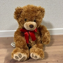 くまのぬいぐるみリュックの画像