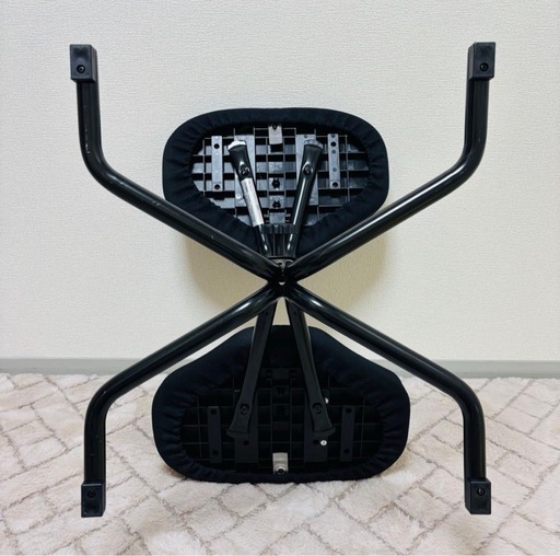 KOKUSHIN balans 5064 バランスチェア 黒 姿勢サポート 高さ調節可能