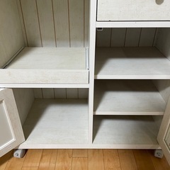 ニトリ　食器棚　レンジ台の画像