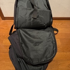 黒のリュック(中古)の画像