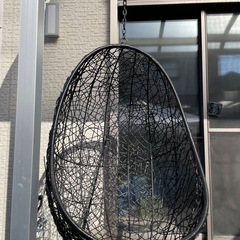 ハンモックチェア　ハンギングチェア  ハンギングチェアー ソファー つりかごチェア　プールサイド　アウトドア　屋外　椅子　イスの画像