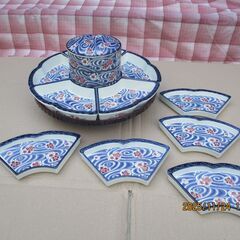 おせち料理に・回転式の盛り皿の画像