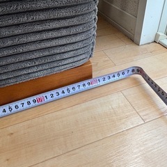 【定価約11万円】大型グレーソファ｜ローソファ可｜クッション付｜早い者勝ちの画像