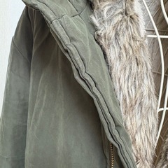 裏ボアミリタリー コートの画像