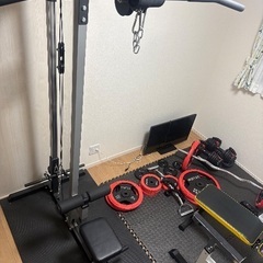 アイロテック　ハーフラック　ラットプルマシン　バーベルセット　懸垂バー　ベンチの画像