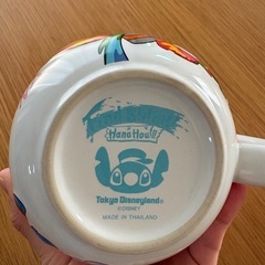 スティッチの大きいカップの画像