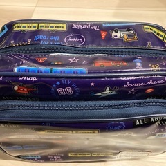 通園バッグ はたらく車の画像