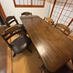 大きなテーブルセットの画像