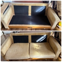 【0円】ソファ差し上げます／3階階段・26日まで・即決優先 の画像